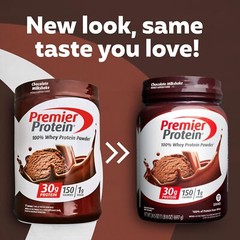 Premier Protein Powder Chocolate Milkshake 30g Protein 1g Sugar 100% Whey Pro…