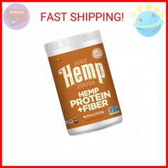 Just Hemp Foods Hemp Protein Powder Plus Fiber, Non-GMO Verified with 11g of Pro