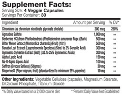 SNS Glycophase Nutrient Partitioning and Glucose Disposal Agent 120 Capsules