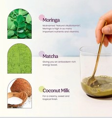 Blume SUPERFOOD LATTE BLEND 3.5 oz (25 Ser) Matcha Coconut Flavor BEST BY 08/26