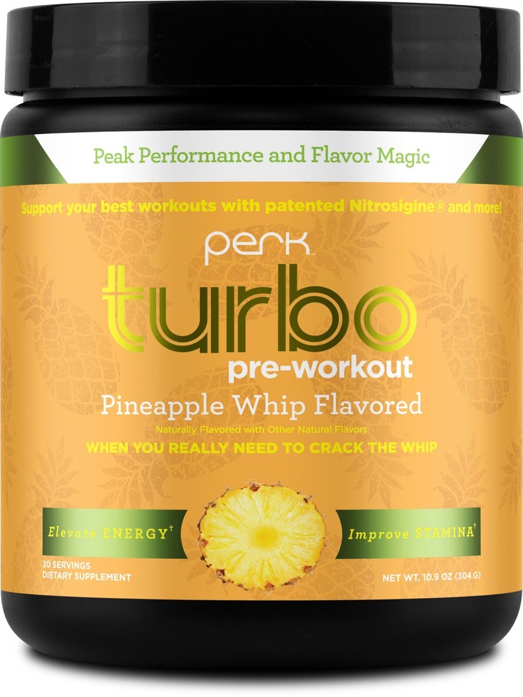 Perk Turbo Pre-Workout Pineapple Flavored (20 Servings)