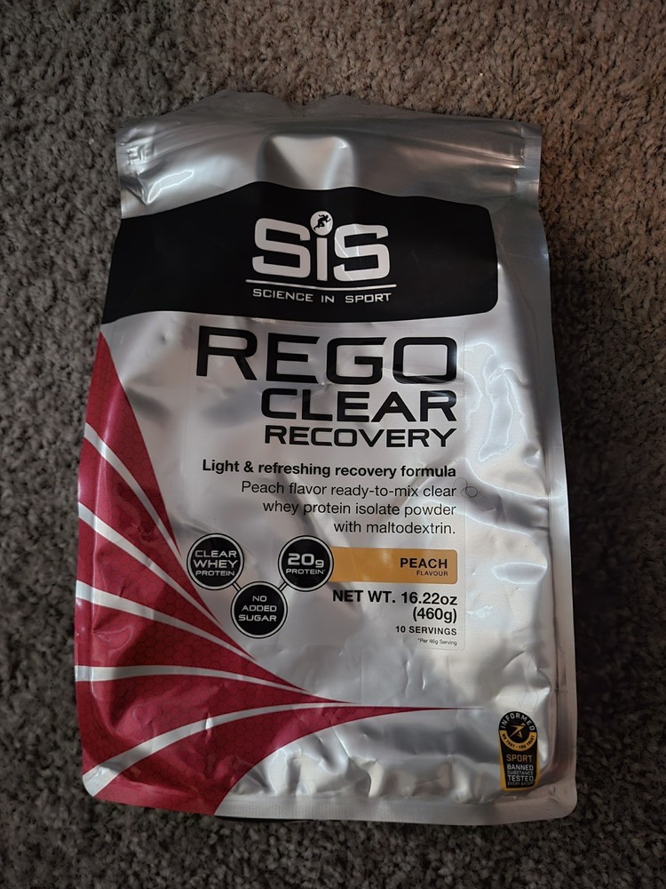 SIS Science In Sport REGO Clear Recovery – 460g – Peach – FAST FREE SHIPPING!