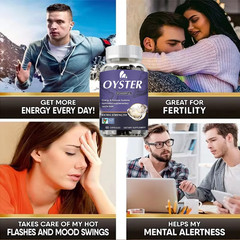 Men’s Vitality Supplement 1000mg Oyster Extract Mens Energy & Immune Support