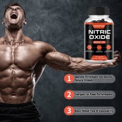 Nitric Oxide Booster Supplement – L-Arginin, L-Citrulline 1500mg –