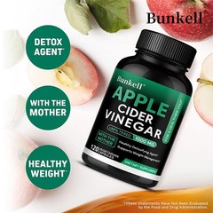 Apple Cider Vinegar Capsules 1000mg Supports Digestive Health 30-120 Pills Vegan