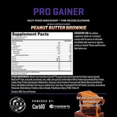 Performix | PRO GAINER – Mass Gainer + Glutamine | Peanut Butter Brownie, 5.4 lb