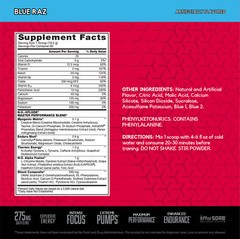 BSN NO XPLODE 3.3B BLUE RASPBERRY 2.45LB