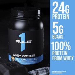 Rule 1 Whey Protein – 24g FastActing Protein from AllWhey Sources with Natura…