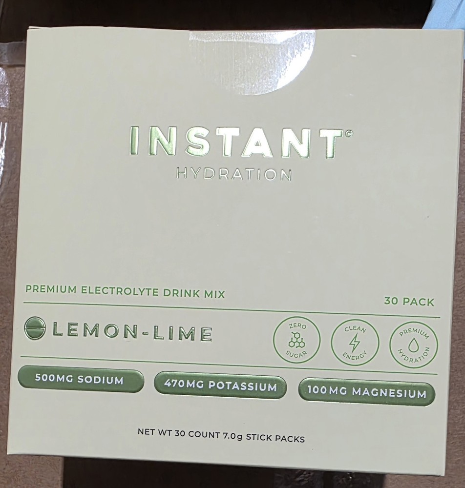 Instant Hydration – Premium Electrolyte Drink Mix: Lemon Lime