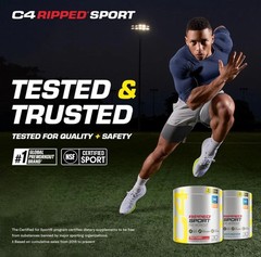 3 Pack C4 Ripped Super Sport Pre Workout Powder Arctic Snow Cone BEST BY: 01/26