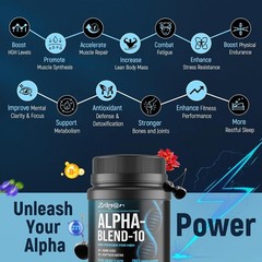 HGH Supplements for Men, Testosterone Booster, Belly Fat Burner & Muscle Buil…