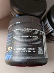 3 Pack Bucked Up Pre-Workout Powder 200mg Caffeine Blue Raz 25 Servings EXP 2027