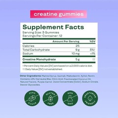 Bloom Nutrition Creatine Gummies – Energy, Muscle Recovery for Women