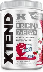 2PK Xtend Original BCAA 7g Air Heads Cherry Flavor, 30 Servings, Exp 9/2027