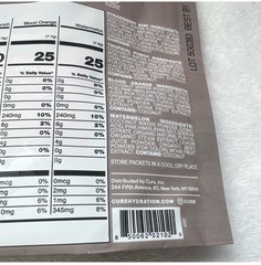 Cure Hydration Electrolyte Drink Mix Powder Tropical Variety 8 Packets 2.2 oz