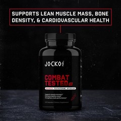 Jocko Fuel Test Booster for Men – Natural Endurance, 120 Count (Pack of 1)