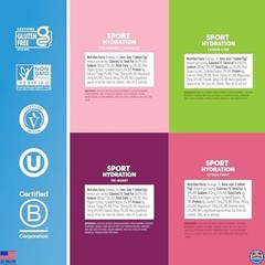 Nuun Sport Electrolyte Tablets for Proactive Hydration, Mixed Flavors, 4 Pack