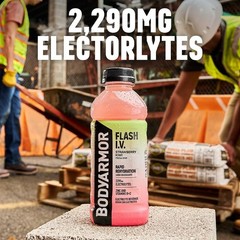 Electrolyte Hydration Drink with Coconut Water, Cucumber Lime Flavor, 20 Fl Oz,