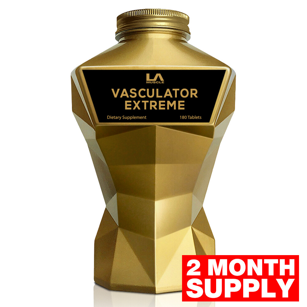 LA MUSCLE Vasculator EXTREME – Instant Muscle Strength Boost Pre / Intra Workout