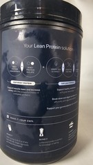 Lean Whey Protein Powder Unflavored Unsweetened 20g Gluten-Free 13.8oz 06/2027