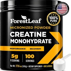 100 Servings of Pure Creatine Monohydrate – Supports Strength & Brain Health