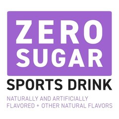 POWERADE Electrolyte Enhanced Zero Sugar Grape Sports Drink, 20 Ounce (Pack of 8