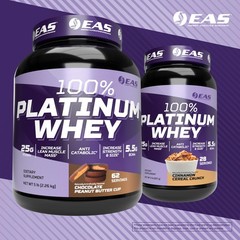 EAS 100% Platinum Whey Protein | 3 Ultra-Platinum Whey Proteins | Increase Size