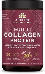 Ancient Nutrition Multi Collagen Protein Powder 10 Types Unflavored 24 Serv