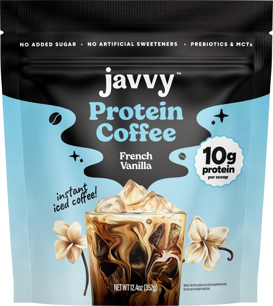 Javvy Protein Iced Coffee Premium Whey Protein & Instant Iced Coffees, 100% …