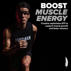 BIRDMAN Micronized Creatine Monohydrate Powder 80 Servings 400g Organic 10/28