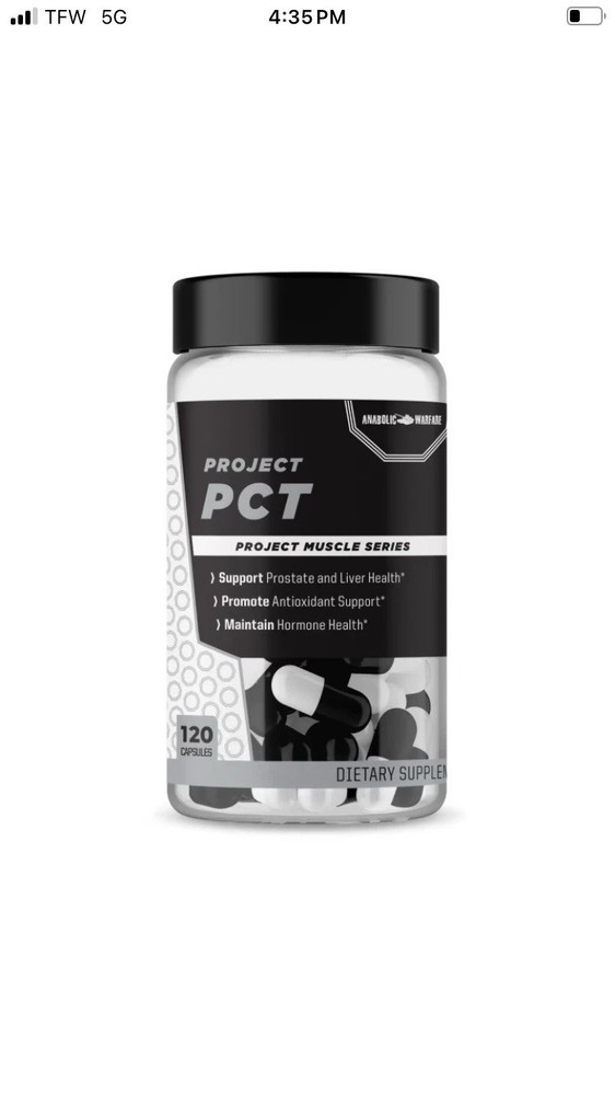 ANABOLIC WARFARE PROJECT PCT Prostate Liver Antioxidant Hormone Health 120 Caps