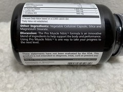 Natural Sport Pro Muscle Nitric 120 Capsules Nitric Oxide Formula VegCaps
