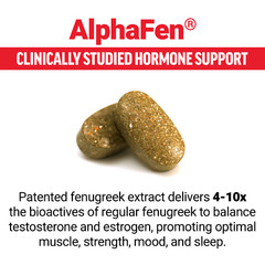 Force Factor Alpha King Supreme Elite Testosterone Booster w/ KSM-66, Fenugreek