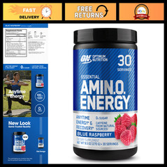 Amino Energy Powder – Pre Workout with BCAA, Green Tea & Coffee Extract, Keto, B