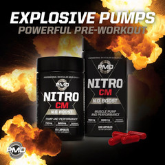 Sports Nitro CM Nitric Oxide with Agmatine Pre Workout Supplement – Muscle Growt