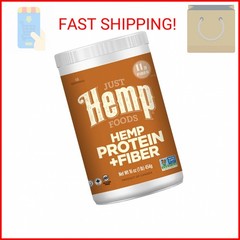 Just Hemp Foods Hemp Protein Powder Plus Fiber, Non-GMO Verified with 11g of Pro