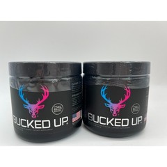Bucked Up Pre-Workout Powder Miami Vice Flavor, 25 Servings Exp 11/26 Lot of 2