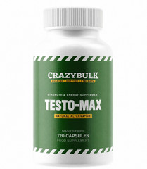 CrazyBulk Testo-Max Testosterone Booster – Bodybuilding Muscle Growth pack of 3