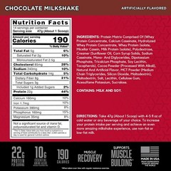 SYNTHA-6 Chocolate Milkshake Protein Powder, 22g Protein & 6g Fiber, 14 Servings