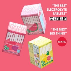 Plink Fizzy Electrolyte Tablets For Adults Kids Pineapple Grapefruit 108Ct