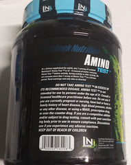 Lecheek Nutrition – AMINO TEST – 30 Servings – APPLE – 32.7 oz – Best By 10/2025