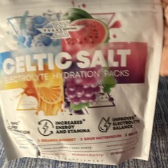 X Revival Celtic Salt Electrolyte Powder Orange Watermelon Grape Blueberry
