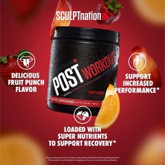 Sculpt Nation Post Workout Creatine Complex Muscle Recovery Energy Support 30 Se