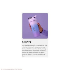 BlenderBottle 25oz Stainless Steel Strada Water Bottle – Rose Red