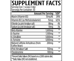 VMI Sports KXR SPORT Preworkout 8oz Size (30 Serv) BLue Shark Gum BEST BY 11/26