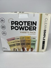 Clean Simple Eats 10-Flavor Variety Pack (10 Single Serving StickPacks) Exp 2/27