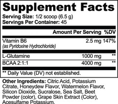 BCAA Post Workout Powder (Honeydew/Watermelon)