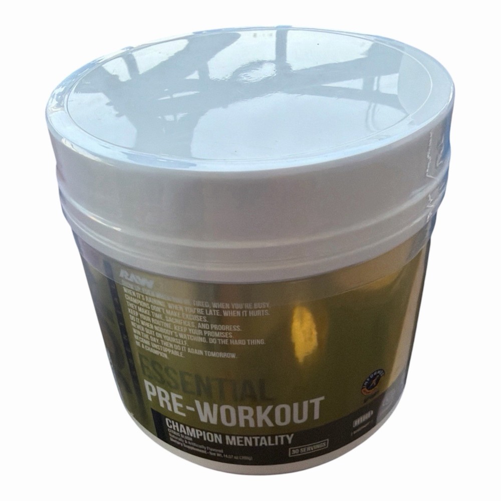 Pre Workout Supplement Powder Citrus Slush 30 Servings Energy Focus Champion Men