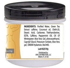 HOT CREAM 4 Oz BODY FAT BURNER LIPO GEL REDUCTOR support fitness abdominal fat