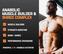 Anabol Hardcore Advanced Muscle Building Supplement | 60 Capsules | NEW SEALED